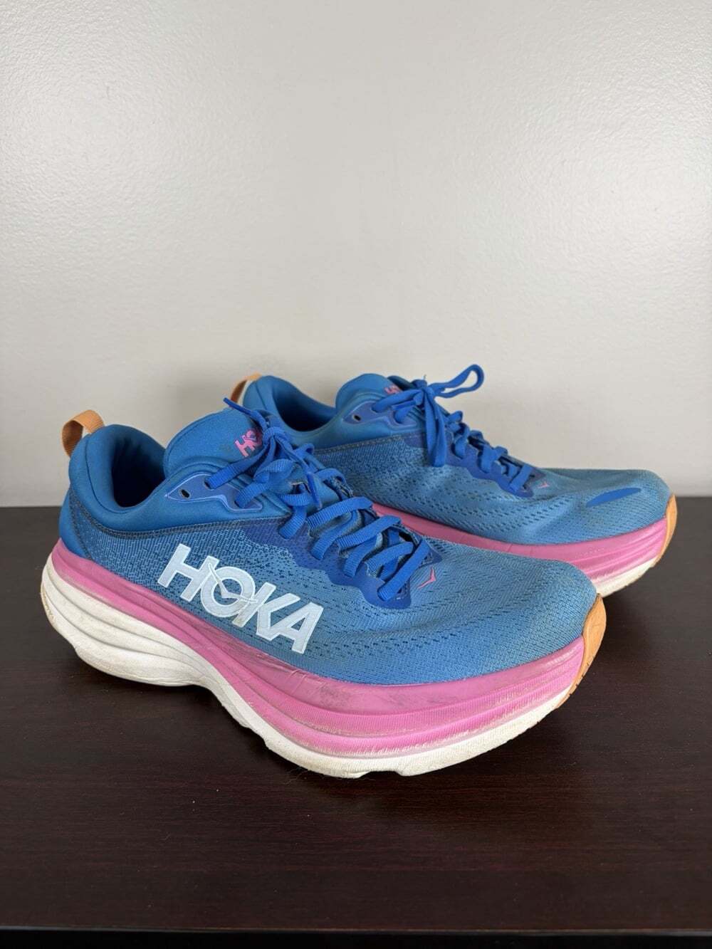 Hoka Bondi 8 Sneakers Women’s Size 11 B Shoes Coastal Sky Running 1127952 CSAA